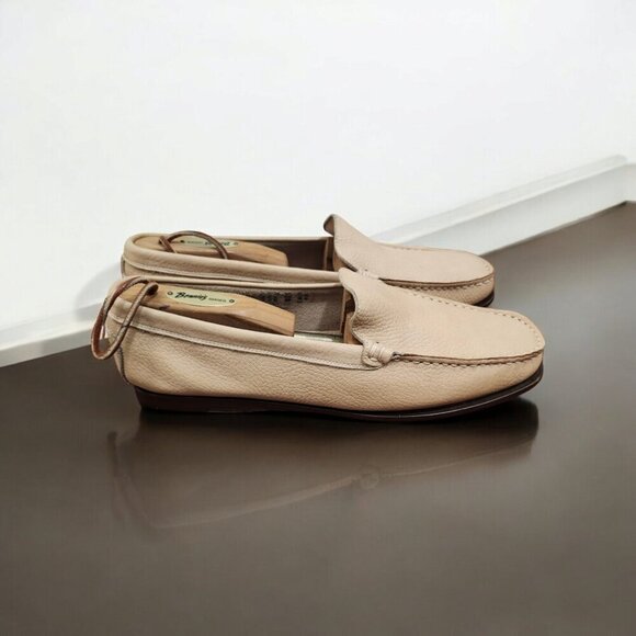 REG COMPANY made in Italy Beige Leather Men Loafers Size US 9/EUR 42 main image 10